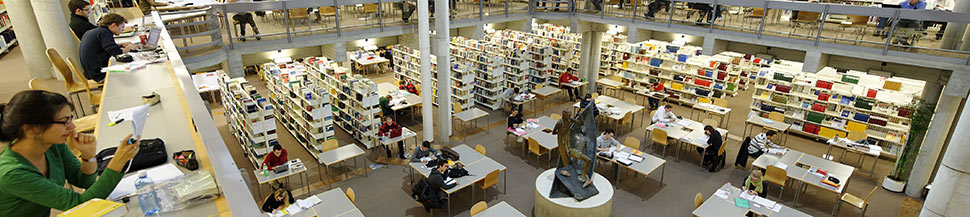 Photograph of library